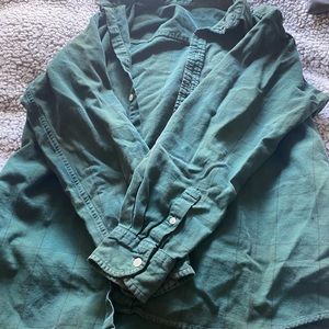 URBAN OUTFITTERS GREEN FLANNEL